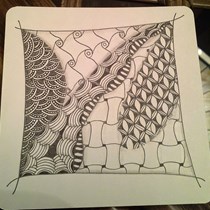 Zentangle Tile #14